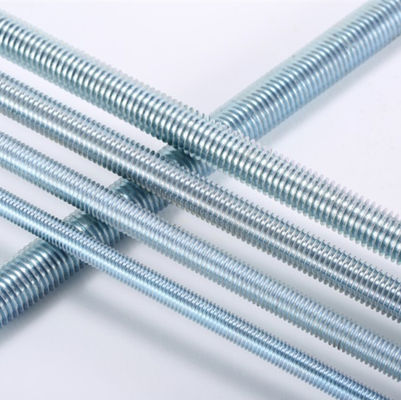 ΠΟΙΟΤΗΤΑ  ISO9001 Gr8.8 Zinc Plated Thread Rods Galvanized Full Thread Bar Bolts εργοστάσιο