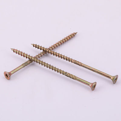 ΠΟΙΟΤΗΤΑ  Yellow Zinc Torx Drive Chipboard Screw Double Countersunk Head Chipboard Screw εργοστάσιο