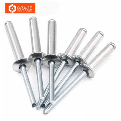 ΠΟΙΟΤΗΤΑ  Aluminum Metal 8mm Countersunk Head Blind Rivets Galvanized εργοστάσιο